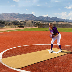 Portolite Paisley's Long Spiked Portable Softball Pitching Mat